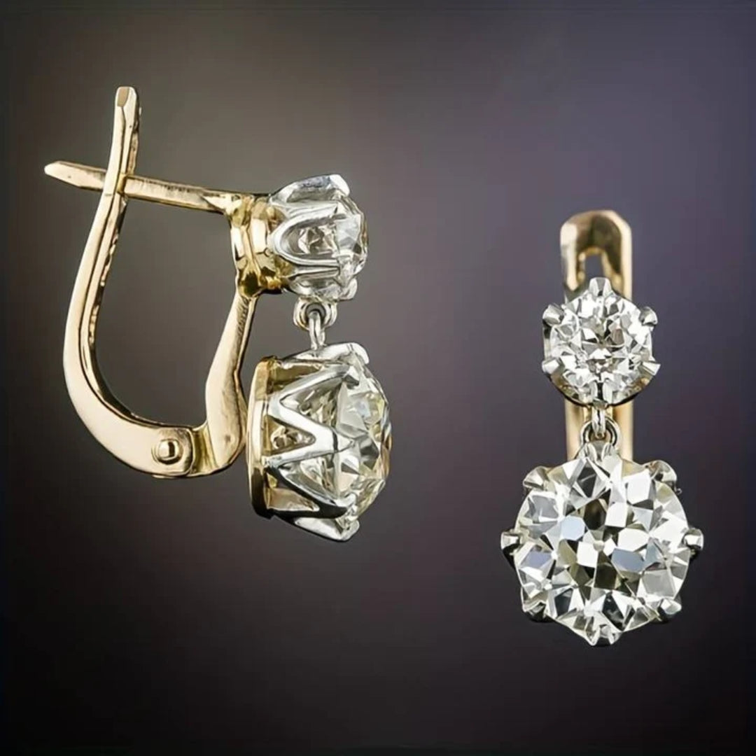 Radiance - Gold Zirkonia Earrings