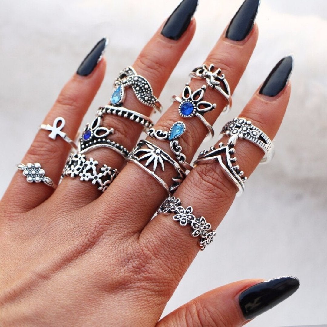 Exclusive Set of 8 to 12 Unique Rings