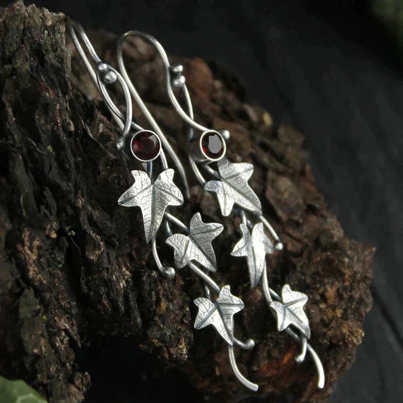 Vintage Elf Leaf Earrings