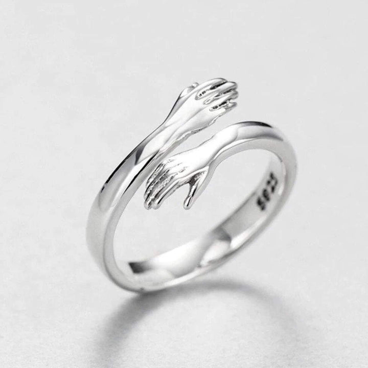 Embrace - Adjustable Silver Ring