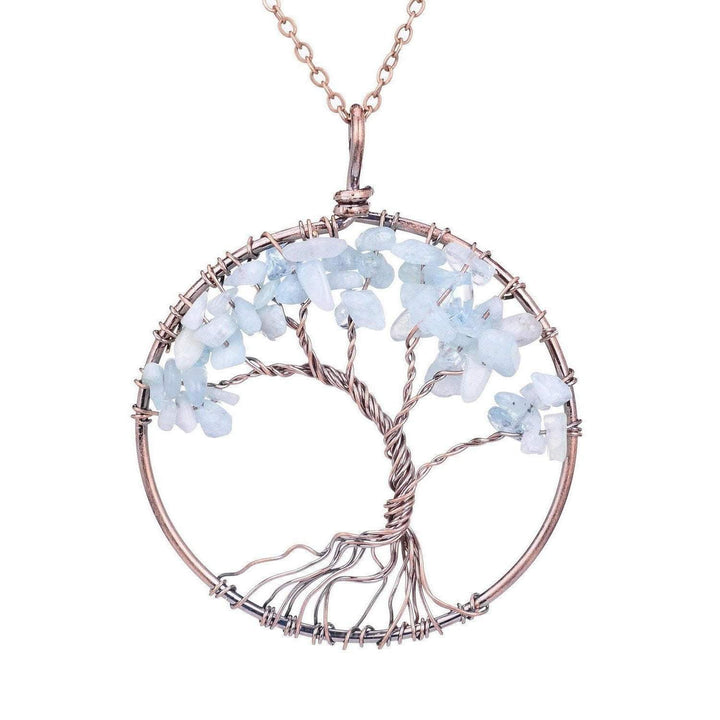 Tree of Life Crystal Necklace