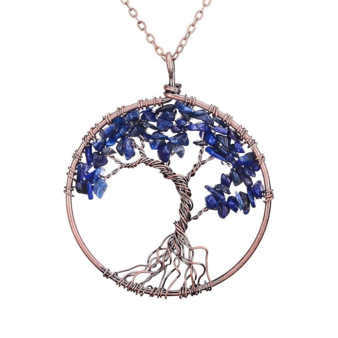 Tree of Life Crystal Necklace