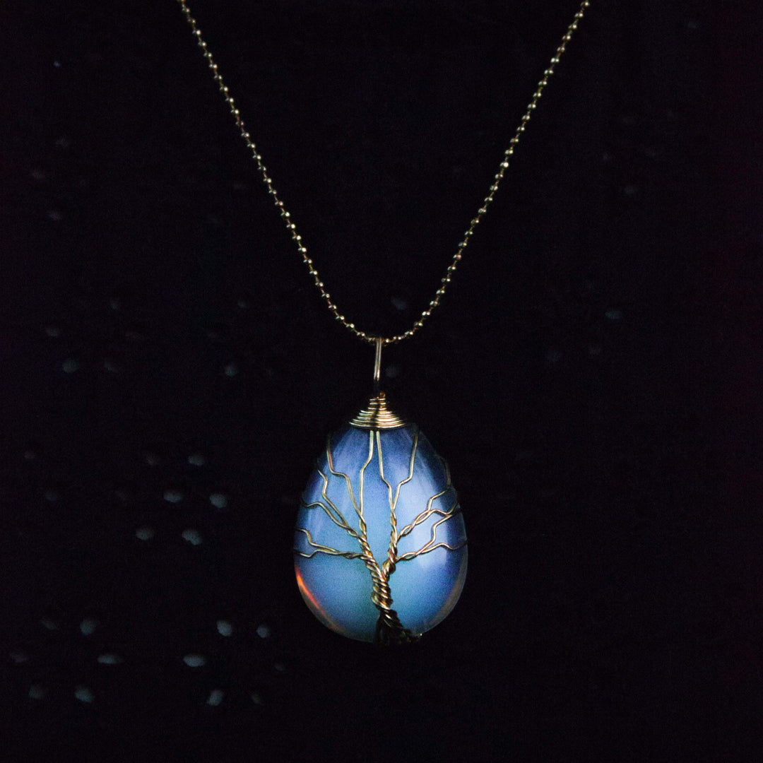 Tree of Life Opalite Pendant