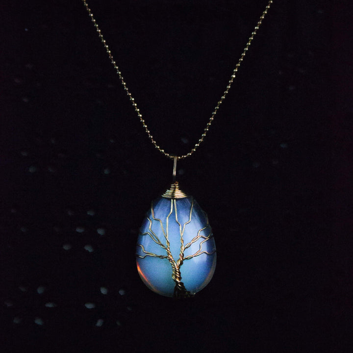 Tree of Life Opalite Pendant