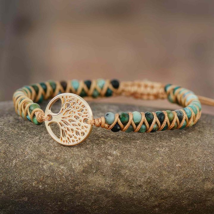 Tree of Life Jasper Bracelet